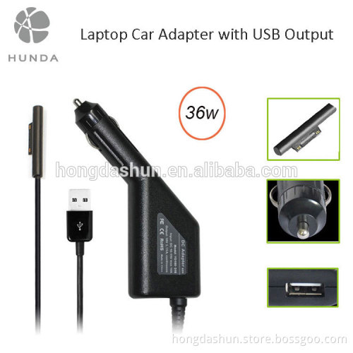 DC 12-24v laptop power supply adapter car charger for 12v 2.58a Pro3 Tablet